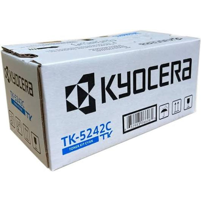 Original Kyocera TK-5242C Standard Yield Cyan Toner Cartridge