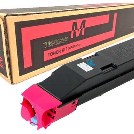 Genuine Kyocera TK-8507 Standard-Yield Magenta Toner Cartridge, TK-8507M