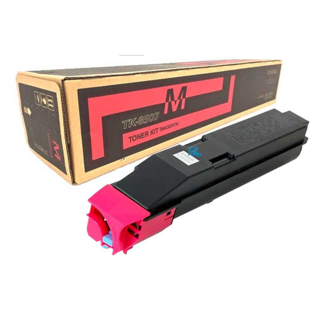 Genuine Kyocera TK-8507 Standard-Yield Magenta Toner Cartridge, TK-8507M