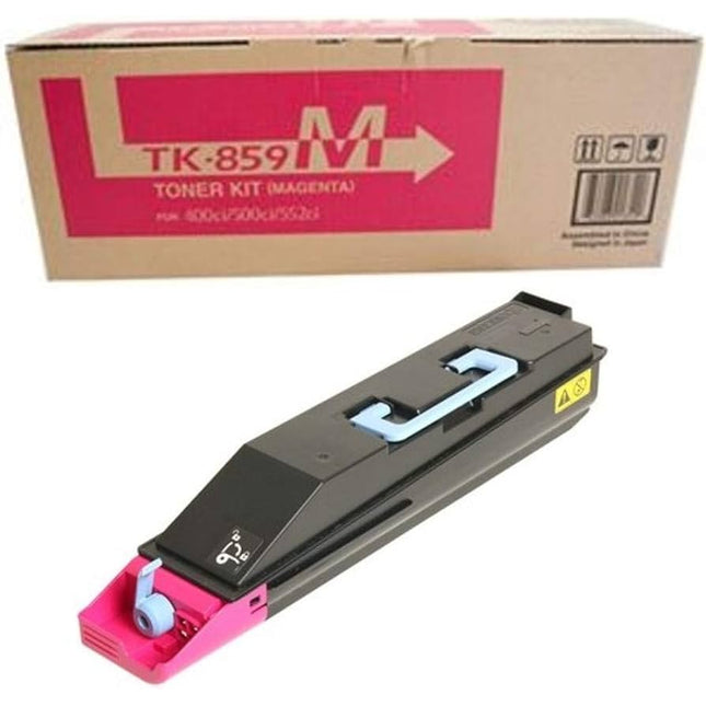 Genuine Kyocera TK-859 Standard Yield Magenta Toner Cartridge, TK-859M