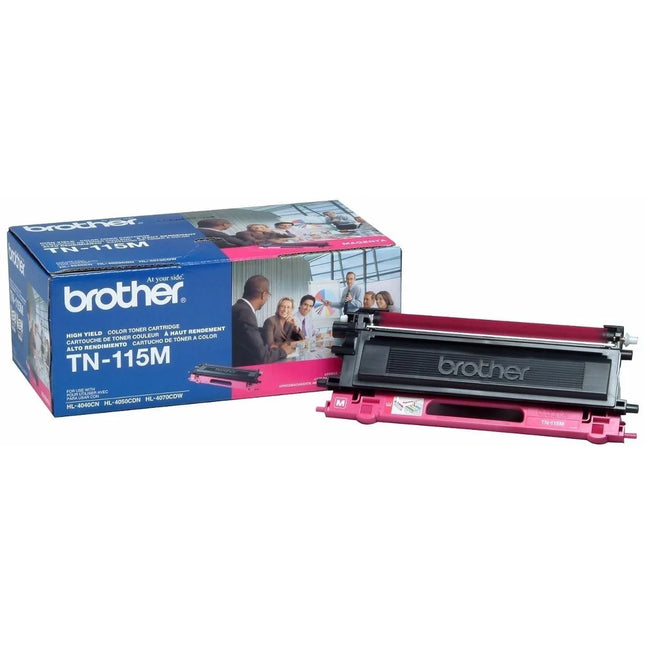 Genuine Brother TN115M Magenta High-Yield Toner Cartridge, TN-115M