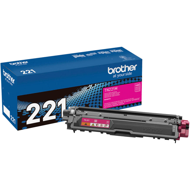 Brother TN-221 Standard-Yield Magenta Toner Cartridge, TN221M
