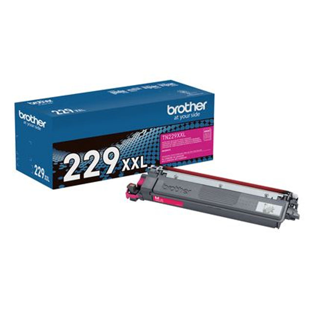 Original Brother TN-229XXL Super High Yield Magenta Laser Toner Cartridge
