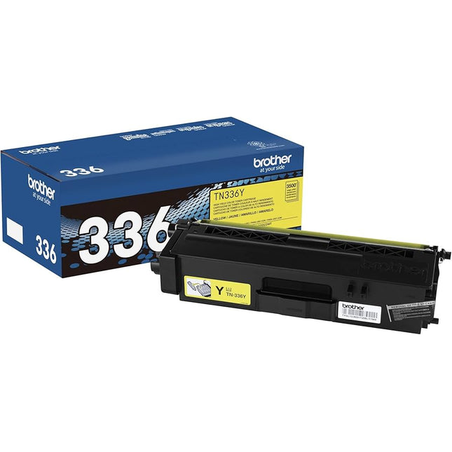 Brother TN-336Y Yellow High-Yield Toner Cartridge
