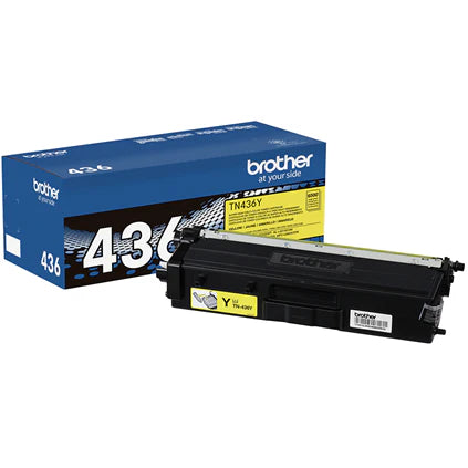 Original Brother TN-436 Super High Yield Yellow Toner Cartridge