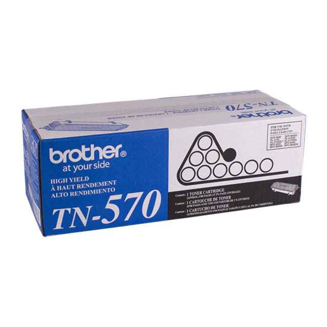 Brother TN-570 High Yield Black Toner Cartridges