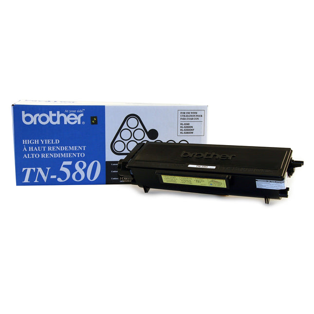 Brother TN-580 High Yield Black Toner Cartridge