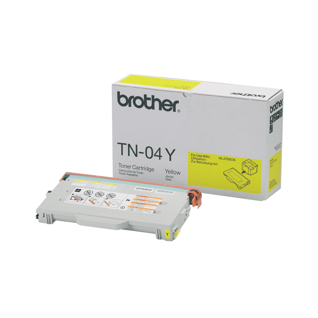 Brother TN04Y Yellow Laser Toner Cartridge