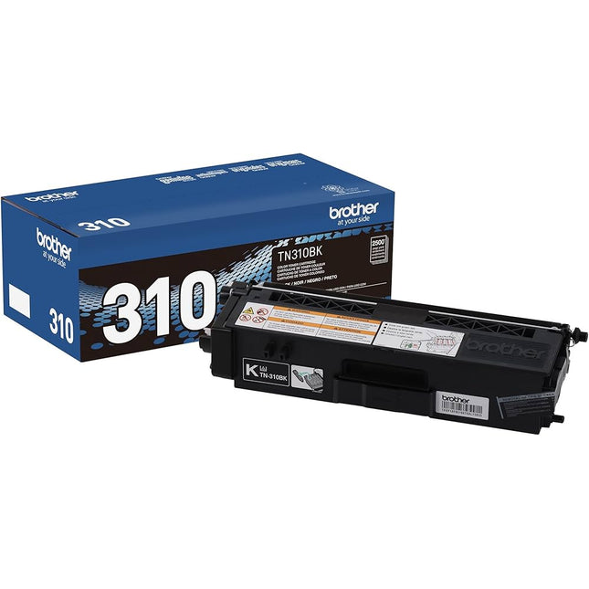 Brother TN310 Standard-Yield Black Toner Cartridge, TN310BK