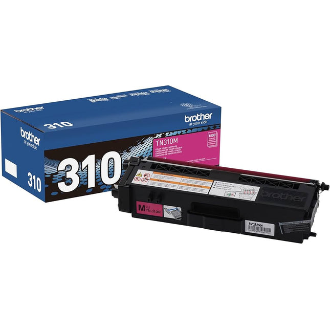 Brother TN310 Standard-Yield Magenta Laser Toner Cartridge, TN310M