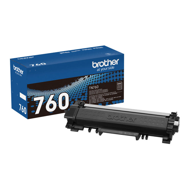 Original Brother TN-760 High Yield Black Toner Cartridge