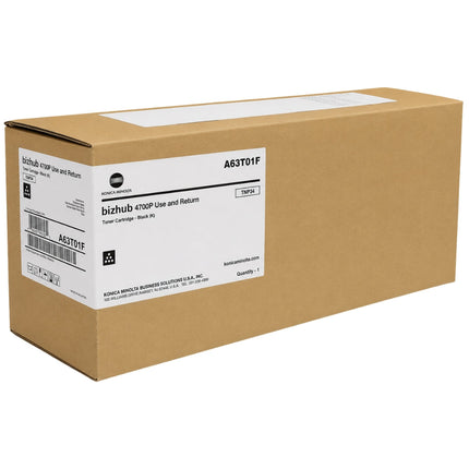 Genuine Konica TNP34 (A63TO1F) Black Toner Cartridge - Return Program