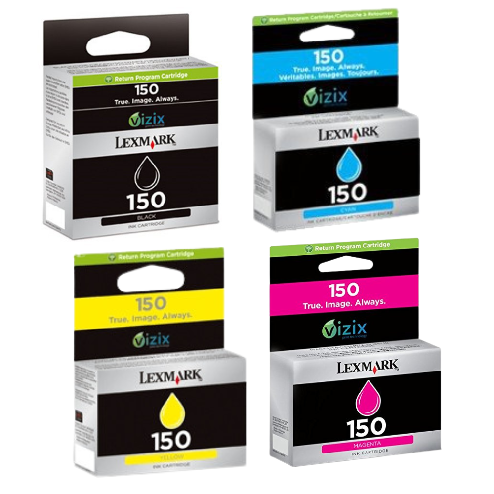 Lexmark Ink 150 Lexmark #150 Black, Cyan, Magenta & Yellow Ink Cartridge