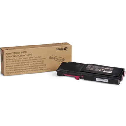 Genuine Xerox Phaser 6600/WorkCentre 6605 Magenta Toner Cartridge, 106R02242