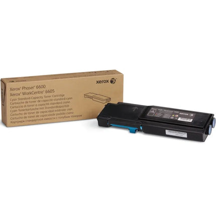 Genuine Xerox Phaser 6600/WorkCentre 6605 Cyan Toner Cartridge, 106R02241