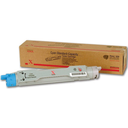 Genuine Xerox Phaser 6250 Standard-Yield Cyan Toner Cartridge, 106R00668