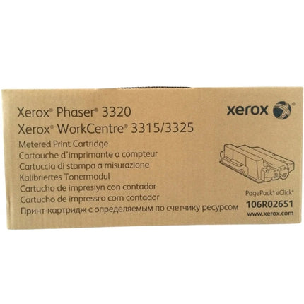 Genuine Xerox Phaser 3320 Black Toner Cartridge, 106R02651