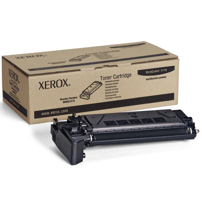 Xerox FaxCentre 2218/ WorkCentre 4118  Black Laser Toner Cartridge, 006R01278