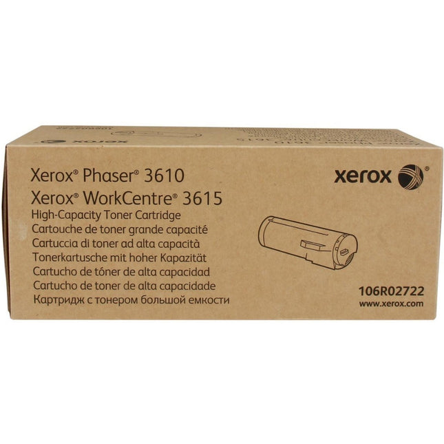 Xerox Phaser 3610/Work Centre 3615 Black Toner Cartridge, 106R02722