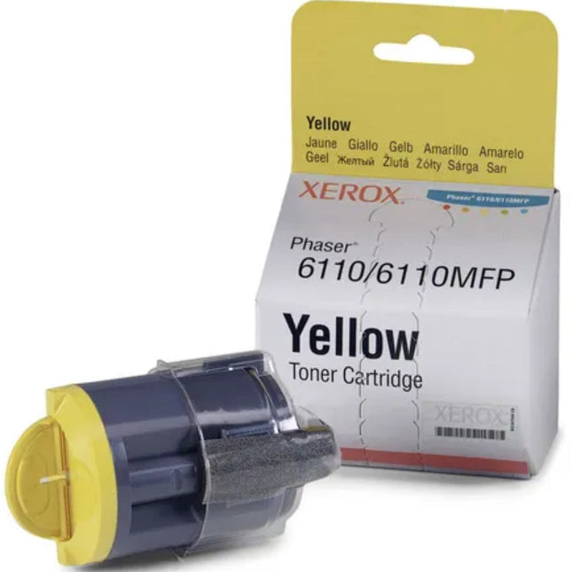 Xerox Phaser 6110 Yellow Standard Capacity Toner Cartridge - 106R01273