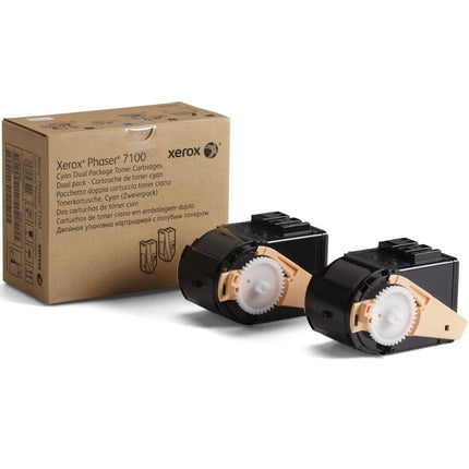 Original Xerox PHASER 7100 High Yield Cyan Toner Cartridge, 106R02602