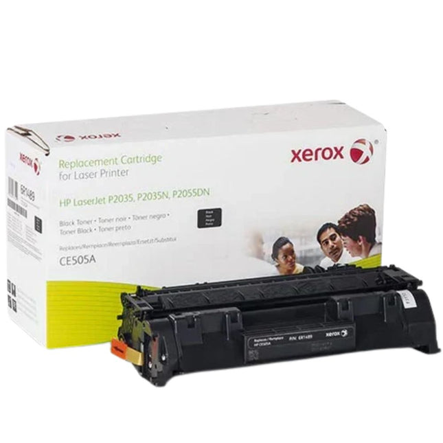 Original Xerox 006R01489 Standard Yield Black Toner Cartridge, (Alternative To The HP CE505A (05A) Cartridge)