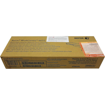 Original Xerox WORKCENTRE 6655 High Yield Black Toner Cartridge, 106R02751