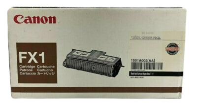 Original Canon FX-1 Black Laser Toner Cartridge, 1551A002