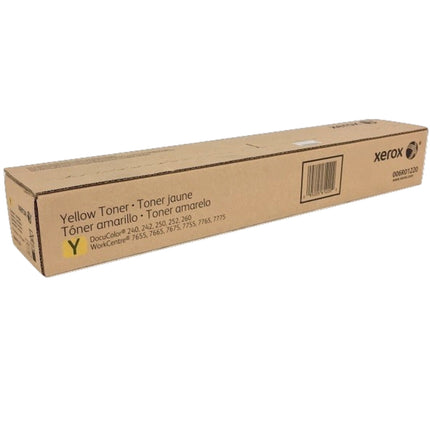 Genuine Xerox 6R1220 Standard-Yield Yellow Toner Cartridge, 006R01220