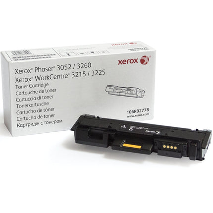 Genuine Xerox 106R02778 Standard Yield Black Toner Cartridge