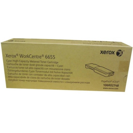 Original Xerox 106R02748 High Yield Cyan Toner Cartridge