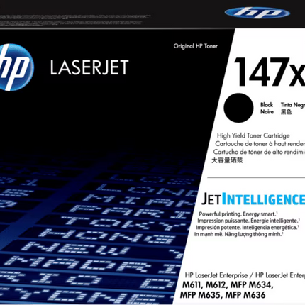 Original HP 147X High Yield Black Toner Cartridge, W1470X