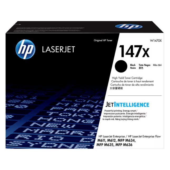 Original HP 147X High Yield Black Toner Cartridge, W1470X