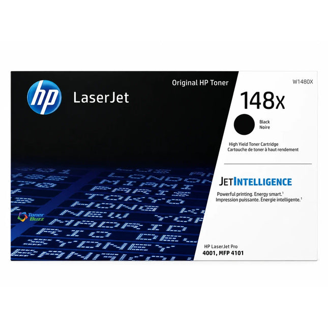 Original HP 148X High-Yield Black Toner Cartridge, W1480X