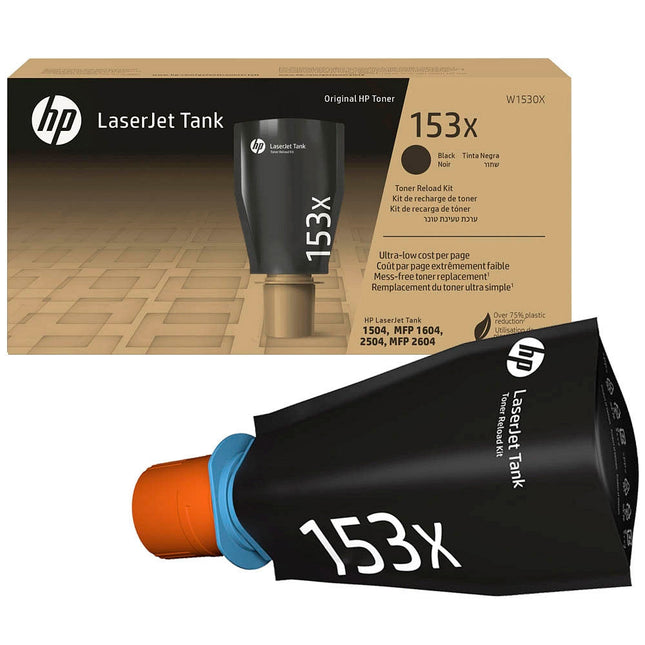 Original HP 153X High Yield Black Toner Cartridge, W1530X