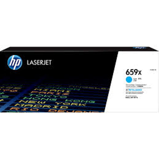 Original HP 659X High Yield Cyan Toner Cartridge, W2011X