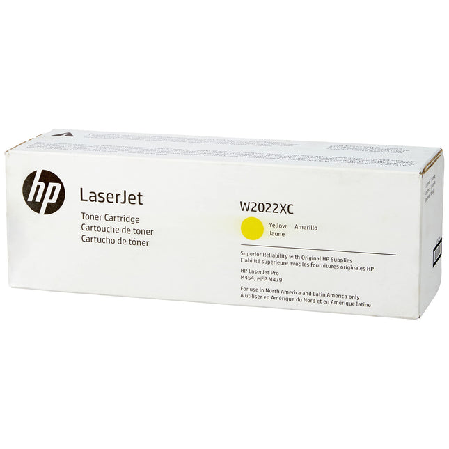 Original HP W2022XC High Yield Yellow Toner Cartridge