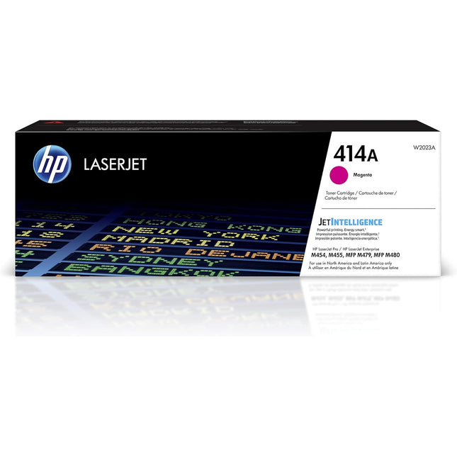Original HP 414A High Yield Magenta Toner Cartridge, W2023A