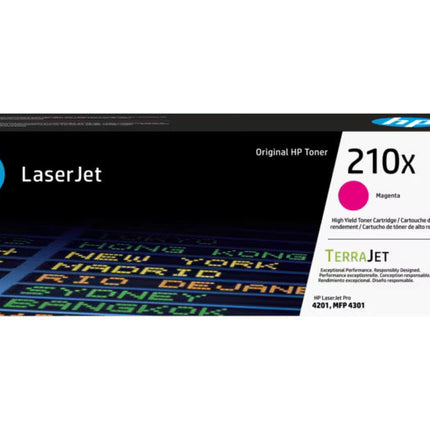 Original HP 210X High Yield Magenta Toner Cartridge, W2103X