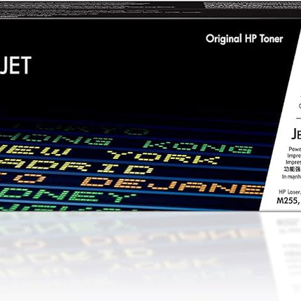 Original HP 206A Yellow LaserJet Toner Cartridge, W2112A