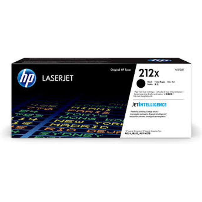 Original HP 212X High Yield Black Toner Cartridge, W2120X