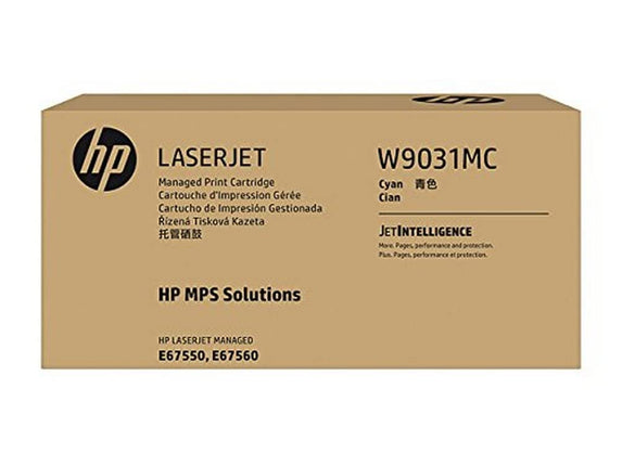 Original HP W9031MC Cyan High Yield Toner Cartridge