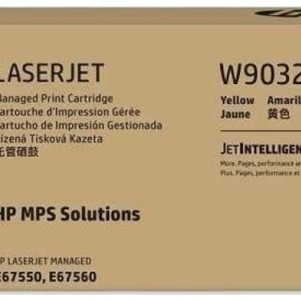 Original HP W9032MC Yellow High Yield Toner Cartridge