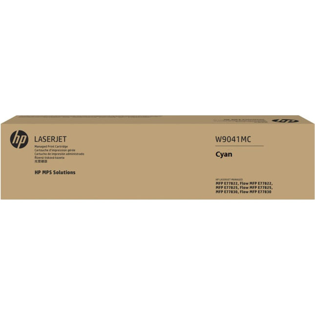 Genuine HP W9041MC High-Yield Cyan LaserJet Toner Cartridge