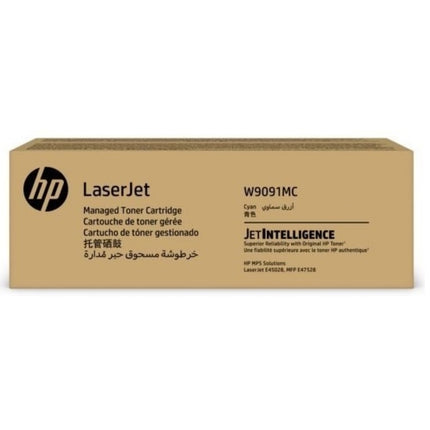 Original HP W9091MC High Yield Cyan Toner Cartridge