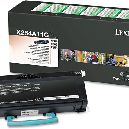 Original Lexmark x264 Standard Yield Black Toner Cartridge, X264A11G