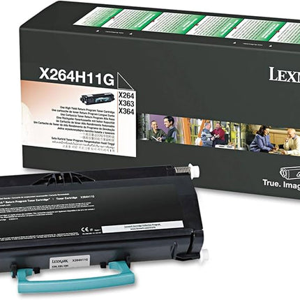 Genuine Lexmark X264H11G High Yield Black Return Program Toner Cartridge