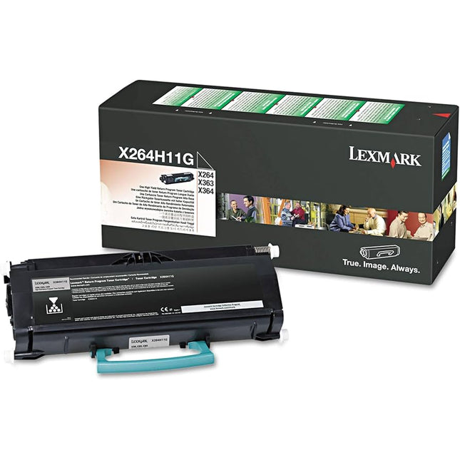 Genuine Lexmark X264H11G High Yield Black Return Program Toner Cartridge