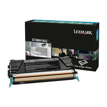 Genuine Lexmark X746H1KG Standard Yield Black Toner Cartridge