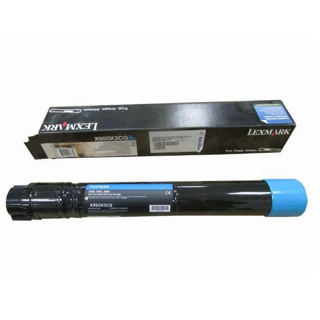 Origanal Lexmark X950X2CG Extra High Yield Cyan Toner Cartridge